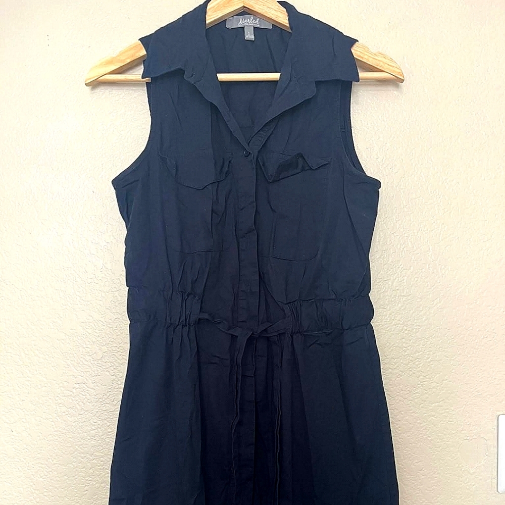 Chamise Navy Dress